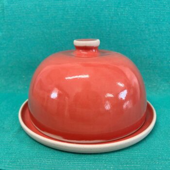 Beurrier cloche XL Natura Coquelicot