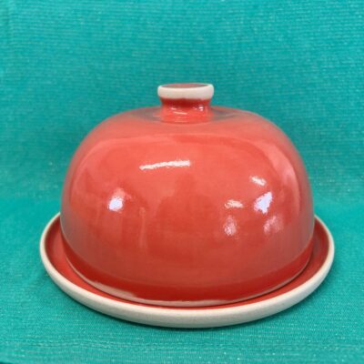 Beurrier cloche XL Natura Coquelicot