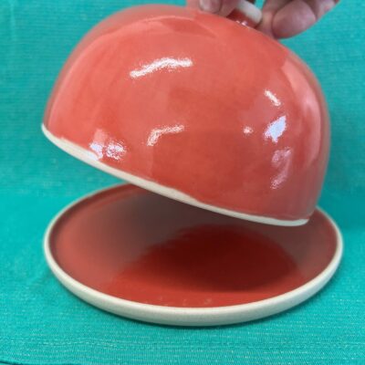 Beurrier cloche XL Natura Coquelicot – Image 2